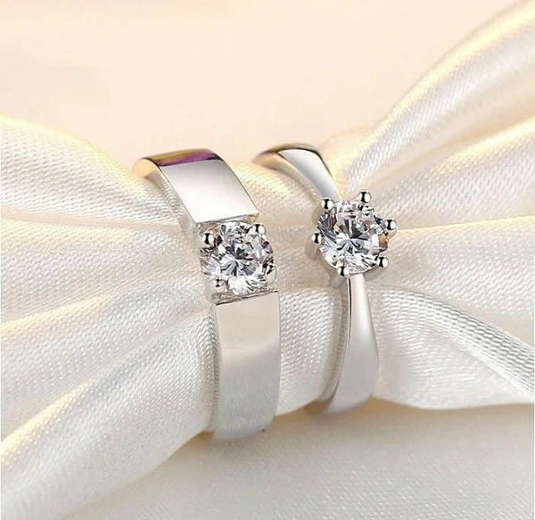 Classic Couple Rings Adjustable
